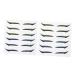 Mikinona Green Stickers Glitter Eyeshadow 12 Pairs Glitter Eyeliner Eye Makeup Tools Eyeliner Decal Invisible Eye Line Strips Miss Double Eyelid Sticker Adhesive Tape Glitter Stickers