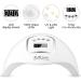 AiScrofa 150W UV Gel Nail Lamp LED Nail Dryer | Auto Sensor & 4 Timer Settings | Professional Manicure Curing Lamp with 45pcs LEDs - Buy Online on GoSupps.com
