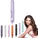 Gadgetcab Curling Iron Gadgetcab Mini Curling Iron Small Travel Curling Iron 2-in-1 Mini Curling Wand & Flat Iron Hair Straightener Portable Travel Curling For All Hair Types (Purple)