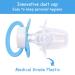 LittleForBig Bigshield Gen-II Adult Pacifier - Baby Cuties Blue Kitty Design - Buy Online on GoSupps.com