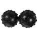 Gatuida 3st massage ball lacrosse ball massage glass holder made of rattan yoga balls black massage balls massage roller Bunsen burner muscle massage rollerball massage device peanut