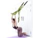 Alomejor Waist-Back-Leg Stretch Belt | Yoga Fitness Band with Door Anchors for Aerial Ballet & Dance | Free Size Light Green - Buy Online on GoSupps.com