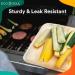 ECO SOUL 100% Compostable 10 Inch Palm Square Leaf Plates 50-Pack | Eco-Friendly Bamboo Disposable Plates Set | Heavy Duty Square Plates 10 50 Count - Buy Online on GoSupps.com