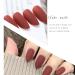 Shop Sethain Matte Oval False Nails - Orange Medium 24-Piece Press-On Nail Tips for Women & Girls - Complete Coverage - Buy Online on GoSupps.com
