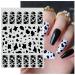 7 Sheets Gold Nail Art Stickers - 3D Self-adhesive Decals for Manicure - Metal Laser Cow Graffiti Design - DIY Nail Decoration for Women, Girls, Kids - Buy Online on GoSupps.com
