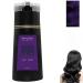 Hair Coloring Shampoo Long-lasting Hair Coloring Shampoo Brown Hair Coloring Shampoo Quick and Easy Safe and Long-lasting Coloring Hair Dye Suitable for Men and Women Purple