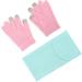 Qukaim Moisturizing Gel Hand Gloves Set Moisturizing Gel Hand Gloves Set with Spa Neck Mask Reusable Hydrating Gel Gloves Touch Screen for Cracked Skin - Buy Online on GoSupps.com