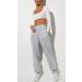 Yovela Women's High Waisted Baggy Sweatpants - Comfy Cotton Y2K Lounge Trousers, Grey, Small - Buy Online on GoSupps.com
