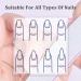 DAZISEN 12 PCS Professional Nail Files - 100/180 Grit Double Sided Emery Boards Nail Files Fingernail Buffering Files Washable Nail Styling Tools for Home and Salon - Buy Online on GoSupps.com