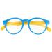 Exceart children blue light filter glasses without strength computer glasses silicone glasses frame women men blue light blocking glasses for girls boys computer video gaming uv
