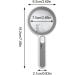 Illuminated Handheld Lighted Magnifying Glass for Kids | Handheld for Reading Coin and Jewelry Appreciation Scientific Observation 7518s--75mm - Buy Online on GoSupps.com