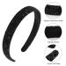 FASOTY Rhinestone Headband for Women - Handmade Black Crystal Diamond Bling Hair Hoop - Buy Online on GoSupps.com