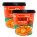 Young Poong Yopokki Cup - Kimchi Cup Rapokki Korean Snack with Ramen & Topokki 145g (Pack of 2)