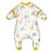 MOEMOE BABY Sleeping Bag with Legs Winter Toddler Sleep Bag with feet 3.5 TOG Thicken Sleep Sack with feet Cotton Wearable Blanket Length 110cm / 6-8 years Giraffes