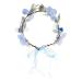 DEARMAMY Elf Garland Headdress Fairy Costume Women Head Chain Hair Accessories for Women Hair Bands Headpiece Jewelry Fairy Headband for Women Fairy Accessories for Women Exotic Headband