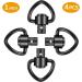 FANGOSS 4 Pcs 1 QD Sling Swivels for Two Point Sling Mount - Black - Buy Online on GoSupps.com