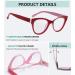 Eyekepper 4-Pack Oversize Cat-Eye Bifocal Reading Glasses for Women - Clear Lens +2.50 Diopters - Buy Online on GoSupps.com