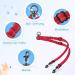 Nasjac Double Dog Leash - No-Tangle 360 Rotatable Bungee Leash for Small Medium & Large Dogs | Adjustable Shock-Damping & Reflective | Perfect for Running & Training - Buy Online on GoSupps.com
