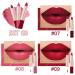 3Pcs Set: EVPCT 2 In 1 Deep Red Matte Lipstick & Long Lasting Liquid Lip Gloss for Women - Vegan, Waterproof, 24 Hour Wear - Red Rose, Nude Pink, Matte Mate - Buy Online on GoSupps.com