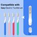 Toothbrush Replacement Heads for Quip - 4-Count Gentle Bristle Upgrade | Classic White | Best for Adult Electric Brushes - Buy Online on GoSupps.com