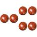 FRCOLOR 6 STK solid wood massage ball acupressure wooden ball foot massage roller Traditional Chinese Chinese balls for the hands of wood finger massage Hand Health care massage device