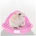 CIYODO Box Rabbit Toilet Pet Training Corner Hedgehog Potty Tub Tray for Bathtub Bunny Potty Plastic 33X29.5X14CM Pink - Buy Online on GoSupps.com
