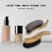 ENERGY Large Flat Kabuki Brush - Vegan Synthetic Foundation Brush for Liquid & Cream Makeup - Perfect for Blending & Buffing - Long Gold Aluminum Handle - Buy Online on GoSupps.com