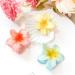 JOYOYO 4 Pcs Medium Flower Hair Claw Clips for Women - Bright Color Floral Grips 3 Inch - Buy Online on GoSupps.com