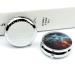 Round Pill Box - Galaxy Universe Space Print | 3 Compartment Decorative Metal Organizer | Portable Pocket Pill Case - Style 18 - Buy Online on GoSupps.com
