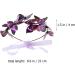 Beaupretty Butterfly Headband - Adjustable Floral Garland Wreath for Weddings & Photos | White & Purple Hair Crown - Buy Online on GoSupps.com