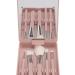 Huairdum Makeup Brush Set with Mirror LED Makeup Brush Box with Mirror for Home for Travel - Buy Online on GoSupps.com