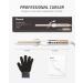 Hoson 3/4 Inch Curling Iron for Short Hair - Long Barrel Ceramic Hair Curler for Women with Gloves - Dual Voltage - Gold 0.75 Inch - Buy Online on GoSupps.com