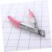 Beavorty 2pcs Nail Tools Stainless Steel Scissors Nail Trimmers Nail Art Scissors Fake Nail Nails Tools Nail Scissor Nail Clippers Nail for Acrylic Nails Manicure Tools u-Cut mediumx2pcs Rosyx2pcs - Buy Online on GoSupps.com