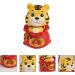 Hoement 3 pcs Year of The Tiger Bobble Head Ornament Lucky Fortune Figurine Tiger Year Figurines feng Shui Chinese Zodiac Figurines Nativity Decor Shape Toys Office Statue Lucky Bag Resin Redx3pcs 6X6X9.5CMx3pcs - Buy Online on GoSupps.com