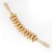 Whchiy massage roller wood anti cellulite massage massage roller massager with handle for loosening deep tissue (wood color)
