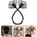 FRCOLOR Black Swan Clip Hair Bun Maker - Bridal Styling Tool for Teens, Fabric Glitter Bun Maker for Deft and Elegant Updos - Buy Online on GoSupps.com