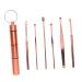 FRCOLOR 1 Set Ear-Picker Suit Kit De Limpieza De Oidos Ear Cleaning Tools Metal Spatula Ear Cleaner Curette Ear Earwax Digger Ear Picks Multipurpose Ear Cleaning Tools Portable