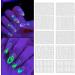 Luminous Nail Sticker 10 Sheets Halloween Theme Nail Art Decals Sticker 3D Self-Adhesive Fluorescence Nail DIY Sticker Manicure Decoration Tools - Buy Online on GoSupps.com