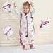 Baby Sleep Sack with Feet Winter 2.5 TOG 100% Cotton Baby Sleep Bag with Legs Sleeveless with 3 Methods Zipper Toddler Sleeping Sack for Newborns and Infants 12-24 Months (Dark Purple Animal M) - Buy Online on GoSupps.com