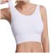 Genetic 1-part women's bracket bra black push-up chest wrap more convenient sweat-absorbing seamless bra suitable for swimming yoga running bra women's gift wife white M