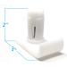 Top Glides Flexfit Universal Walker Ski Glides - White (2 Pairs) - Buy Online on GoSupps.com