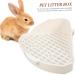 BESPORTBLE Rabbit Triangle Toilet Small Animal Potty Rat Litter Guinea Pig Potty Pet Cage Abs White 25.00X19.00X10.00CM White - Buy Online on GoSupps.com