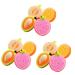 Housoutil 12 Pcs Kids Bath Ball Tools for Pouf Shower Sponge Bath Sponges for Shower Body Wash for Kids Fruits Bath Sponge Loofah Dish Sponge Sponges for Bathing Pearlescent Baby Blush 1 Count (Pack of 1)