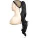 Lydell 24" Long Straight Wavy Ponytail Hairpiece Styled Clip In Claw Synthetic Hair Extension with a jaw/claw clip 4 Dark Brown - Buy Online on GoSupps.com