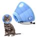 LUFEIS Cat Cone Collar Adjustable Pet Recovery Collar Foldable Soft Cone Collars for Cats & Puppies Soft Protective Elizabethan Collar After Surgery and Injuries Prevent from Biting & Licking (M) C-XQ-LGP01353