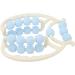 Dadea Muscle Scooter & Massage Roller | 20 Wheels for Leg Relief | Versatile Clay Device for Muscle Fatigue - Blue - Buy Online on GoSupps.com
