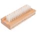 Beaupretty 1pc Nail Dust Brush Dual Side Nail Brush Wooden Nail Brush Wooden Fingernail Brush Pedicure Brush Wood Manicure Brush Toenail Nail Polish Clean Brush Sink Supplies Frosted