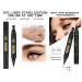 Go Ho Black Waterproof Wing Stamp Eyeliner 2 PCS - Cat Eye Winged Eyeliner Stamp for Left & Right Wing - Smudge-proof & Long-Lasting - 10MM Super Slim Felt Tip - Buy Online on GoSupps.com