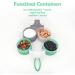 Nordlif 4-Layer Baby Milk Powder Dispenser Pot - Portable Non-Spill Formula Container for Baby Feeding - BPA Free & Stackable - Buy Online on GoSupps.com