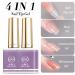 LED Nail Gel - 15ml Long-Lasting Adhesive 4 in 1 - Gel Glue for Nail Tips - For Women Salon Daily Use Travel Parties Manicures Practical Decoration Design Beauty Care - Buy Online on GoSupps.com